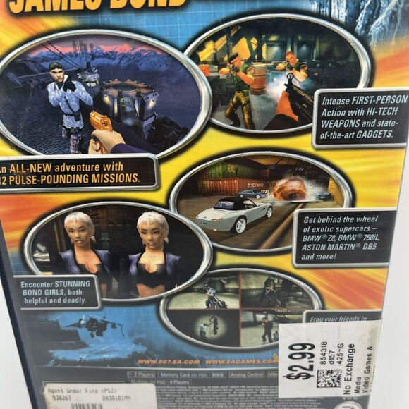 James Bond 007 Agent Under Fire OG Sony Playstation 2 PS2 Complete Great Shape - Picture 4 of 8
